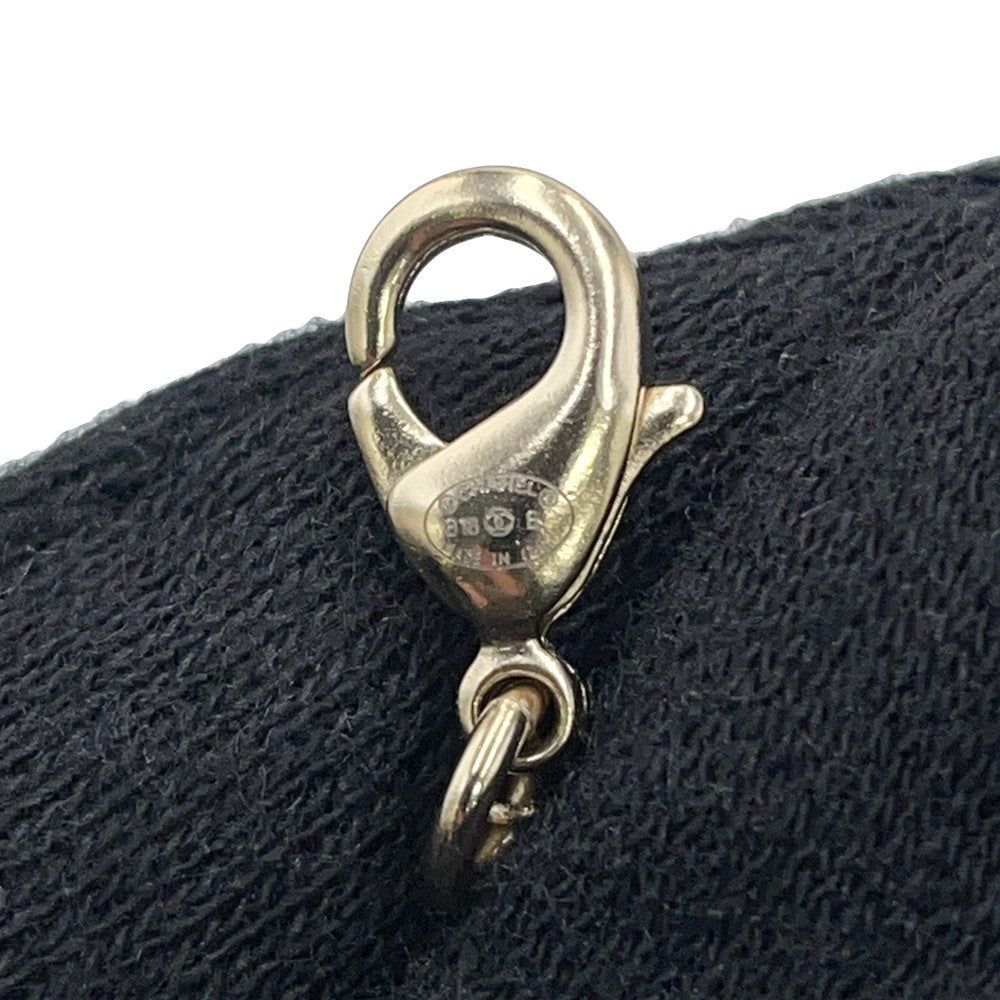 CHANEL Twisted CC Logo NecklaceA53161 Gold Plated Rhinestone Faux Pearl