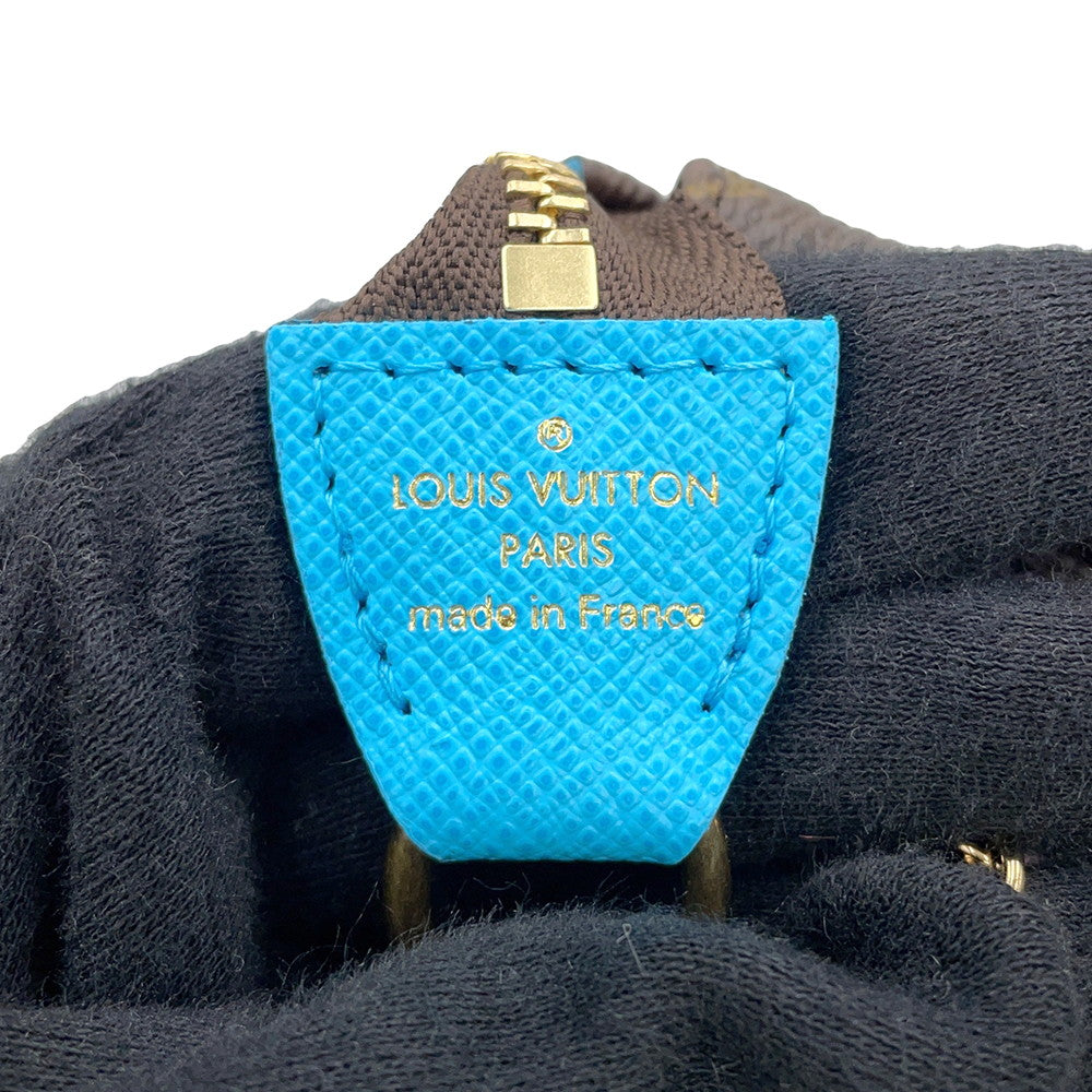 LOUIS VUITTON Mini Pochette Accessoires BlueM81637 Monogram Vivienne Tokyo
