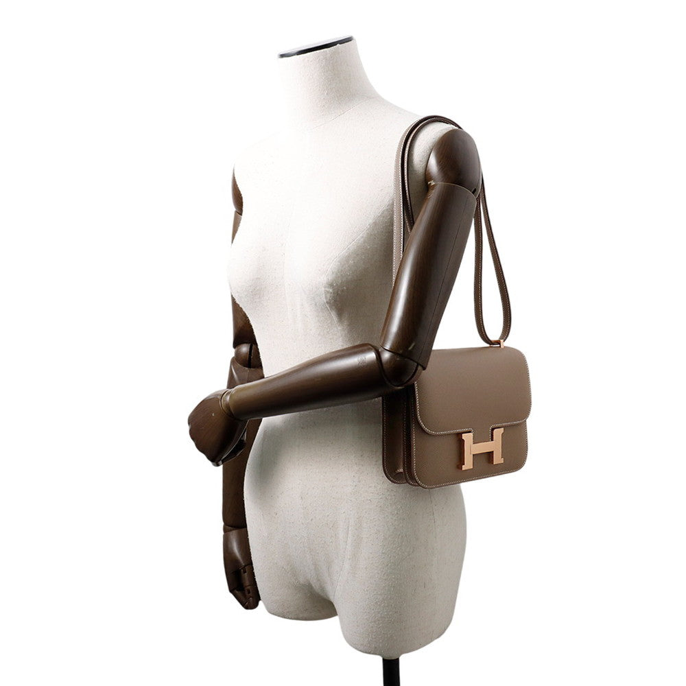 HERMES Constance3 Miroir Etoupe Epsom Size Mini