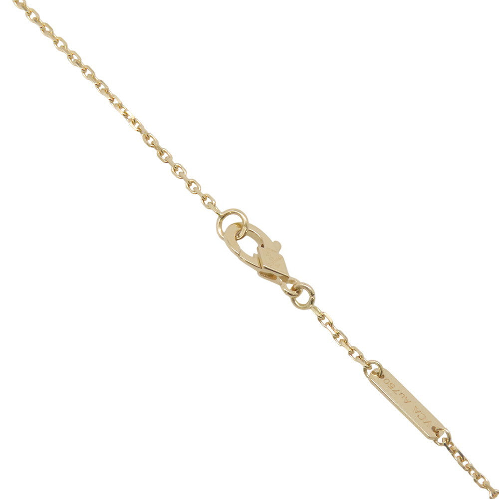 Van Cleef & Arpels Vintage Alhambra Necklace GuillocheVCARP4KL00 18K Yellow Gold