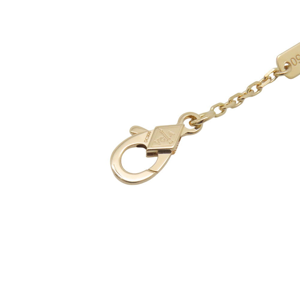 Van Cleef & Arpels Vintage Alhambra Necklace GuillocheVCARP4KL00 18K Yellow Gold