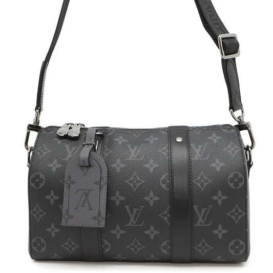 LOUIS VUITTON City・Keepall NoirM45936 Monogram Eclipse Monogram Eclipse Reverse