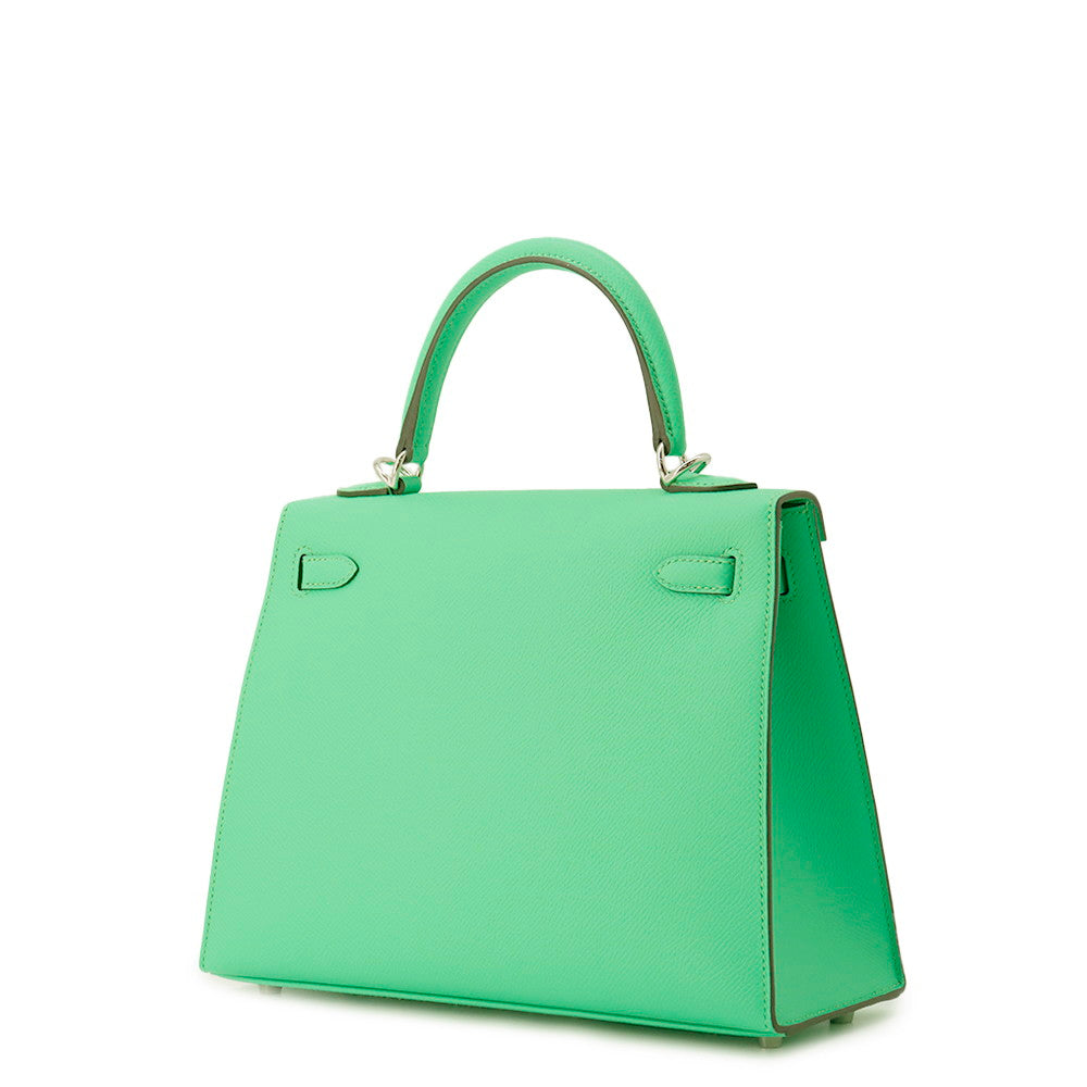 HERMES Kelly Sellier VertComic Epsom Size 25