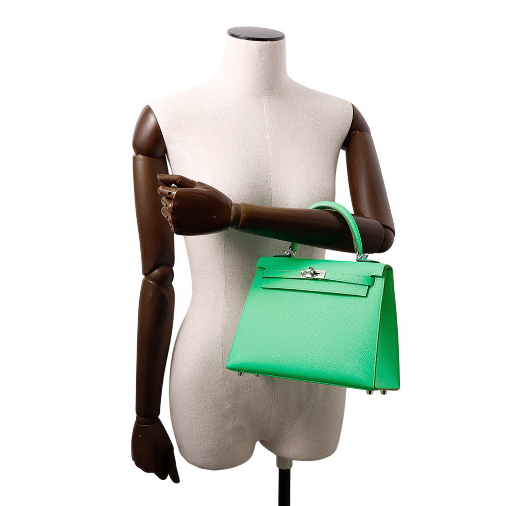 HERMES Kelly Sellier VertComic Epsom Size 25