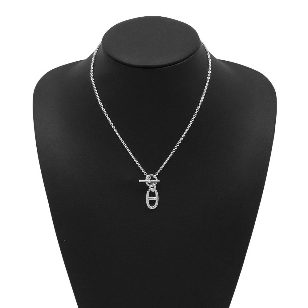 HERMES Chaine d'Ancre Amulette Necklace SV925