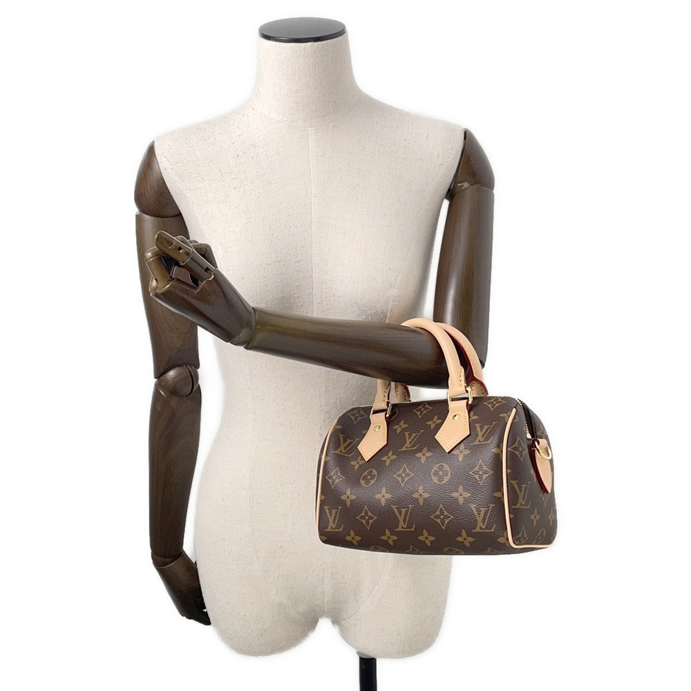 LOUIS VUITTON Speedy Bandouliere Red/BrownM46234 Monogram Size 20