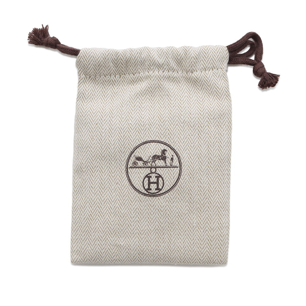 HERMES Panash Necklace Silver Metal