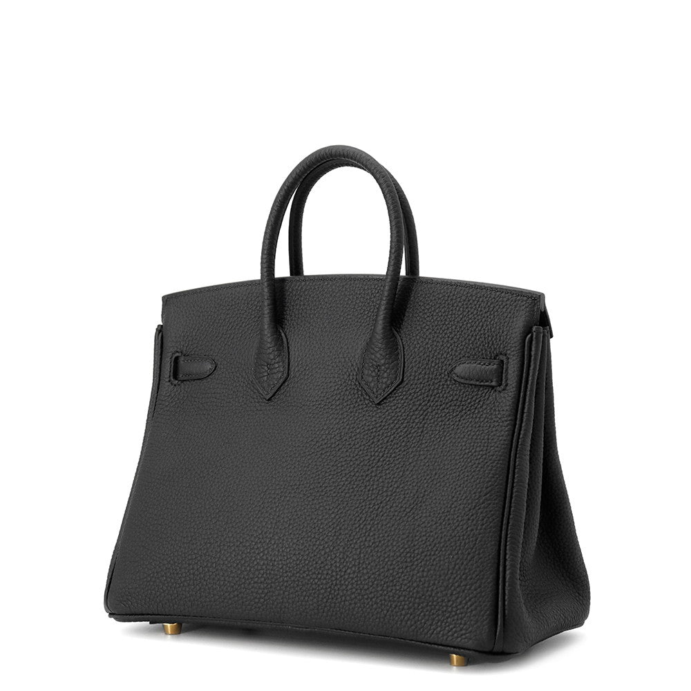 HERMES Birkin Black Togo Leather Size 25