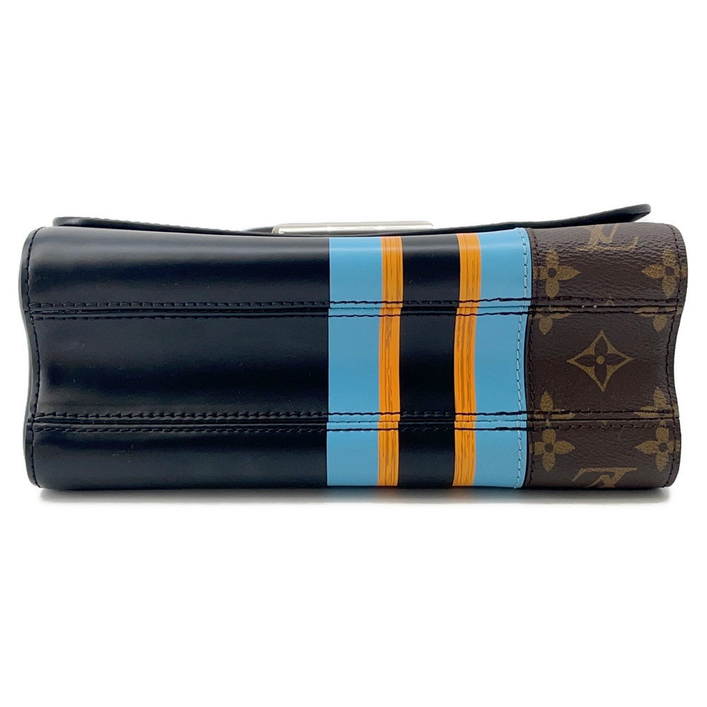 LOUIS VUITTON Twist Noir/Marron/Blue ColorM42346 Calf Leather Size MM