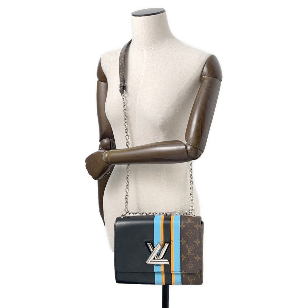 LOUIS VUITTON Twist Noir/Marron/Blue ColorM42346 Calf Leather Size MM