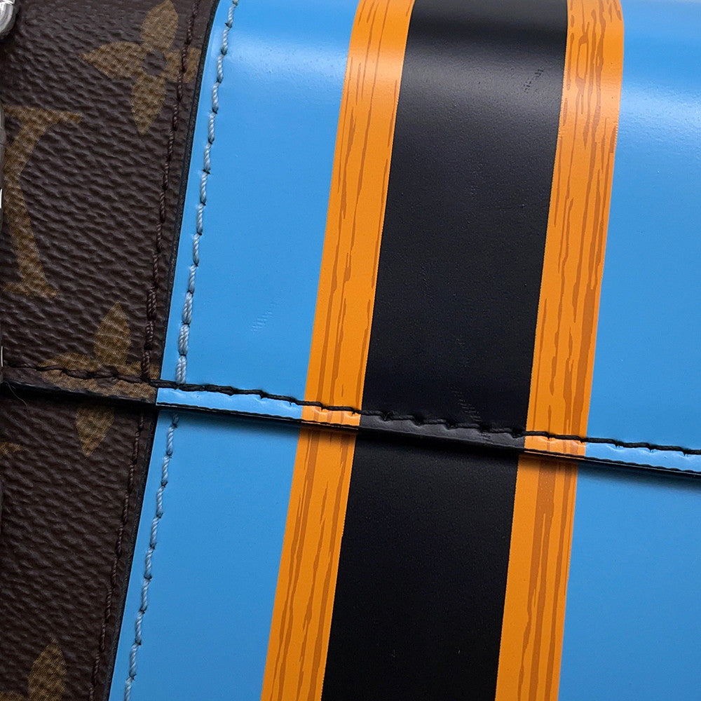 LOUIS VUITTON Twist Noir/Marron/Blue ColorM42346 Calf Leather Size MM