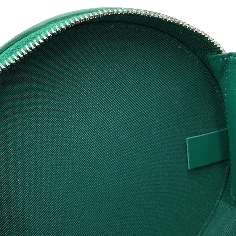 CHANEL Round As Earth 2WAYBag GreenA91946 Patent Leather