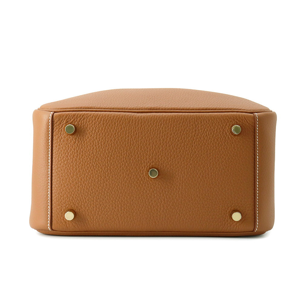 HERMES Lindy Gold Taurillon Clemence Size 26