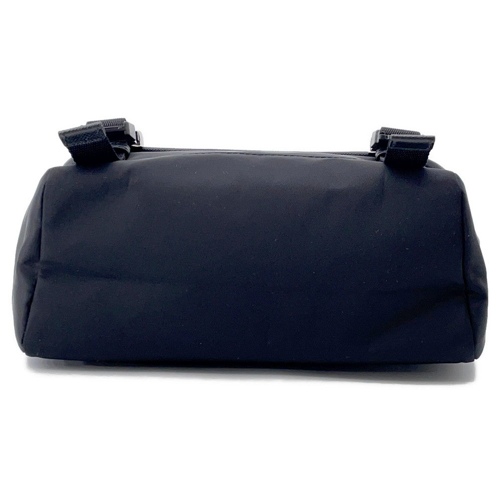 PRADA Re-Nylon xSaffiano Leather Shoulder Bag Black2VD066 Nylon Leather