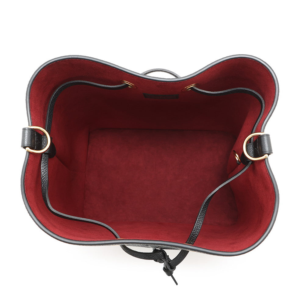 LOUIS VUITTON Neonoe Noir/Beige/BordeauxM45497 Bicolor Monogram Empreinte Leather Size MM