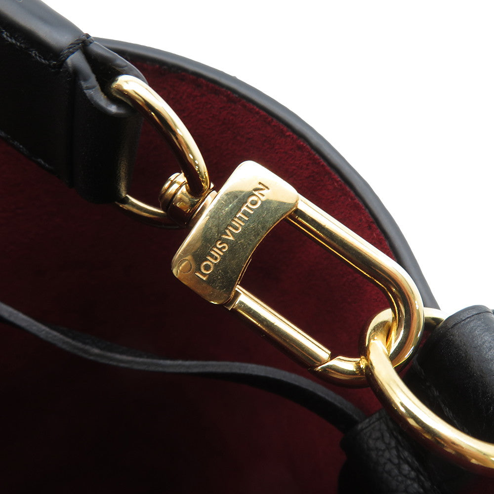 LOUIS VUITTON Neonoe Noir/Beige/BordeauxM45497 Bicolor Monogram Empreinte Leather Size MM