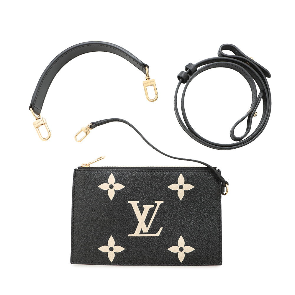 LOUIS VUITTON Neonoe Noir/Beige/BordeauxM45497 Bicolor Monogram Empreinte Leather Size MM