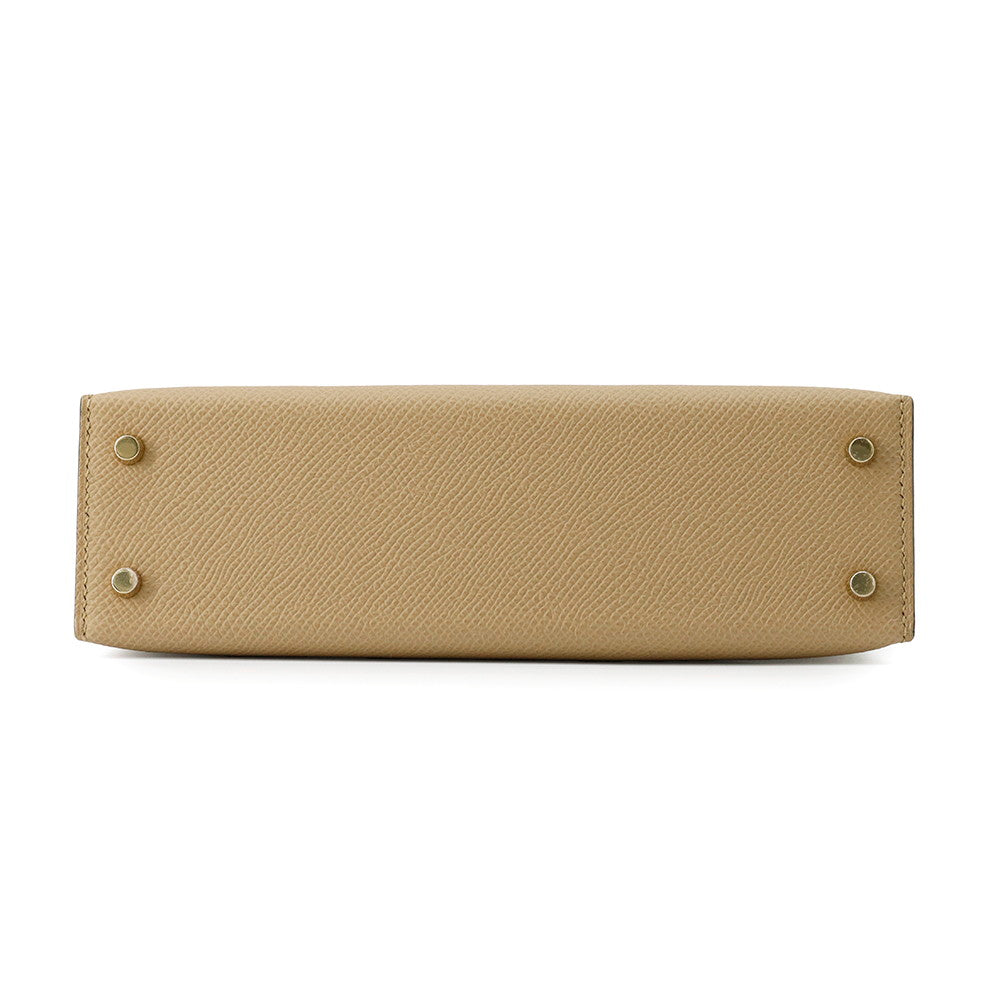 HERMES Mini Kelly 2 Poussiere Epsom