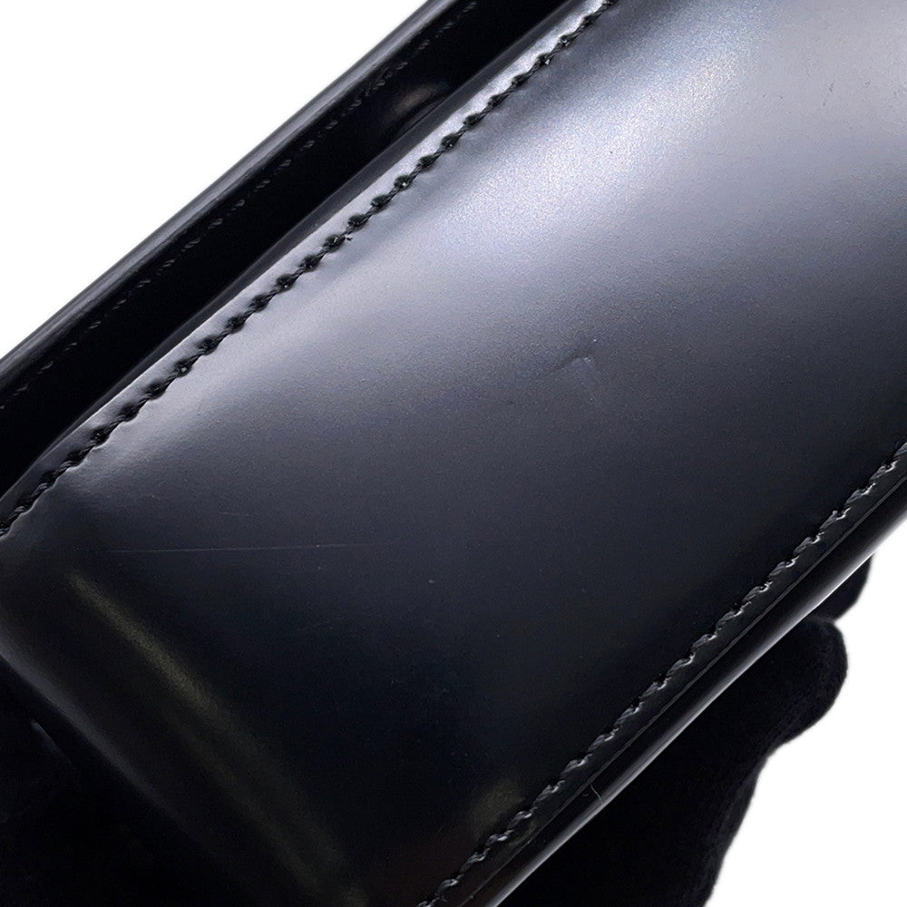 FENDI First Site ChainPouch Black7AS173 Leather Size Nano