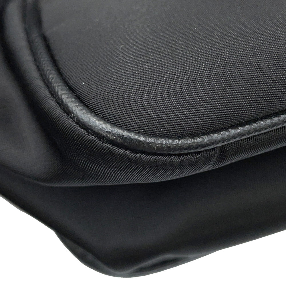 PRADA logo messenger bag Black2VD700 Nylon