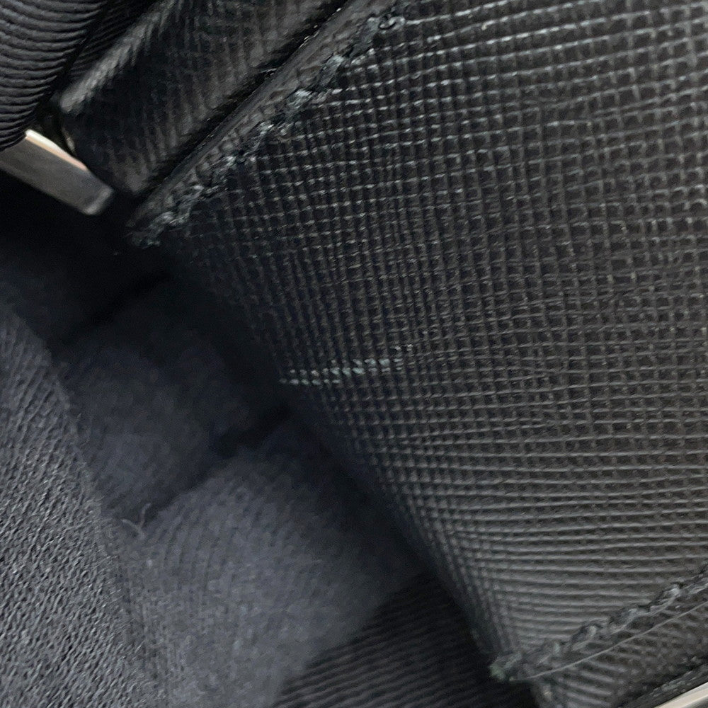 PRADA logo messenger bag Black2VD700 Nylon