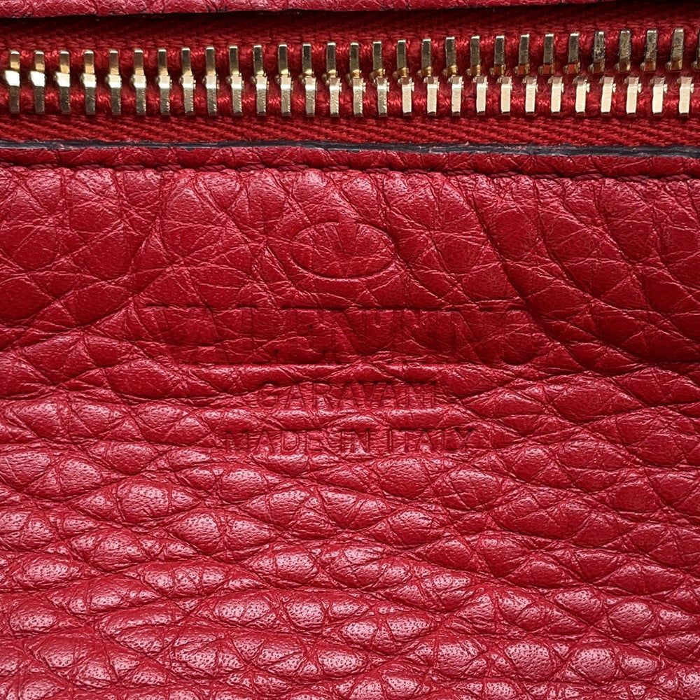 Valentino Garavani Rock Studded 2WAY Tote Bag Red Leather
