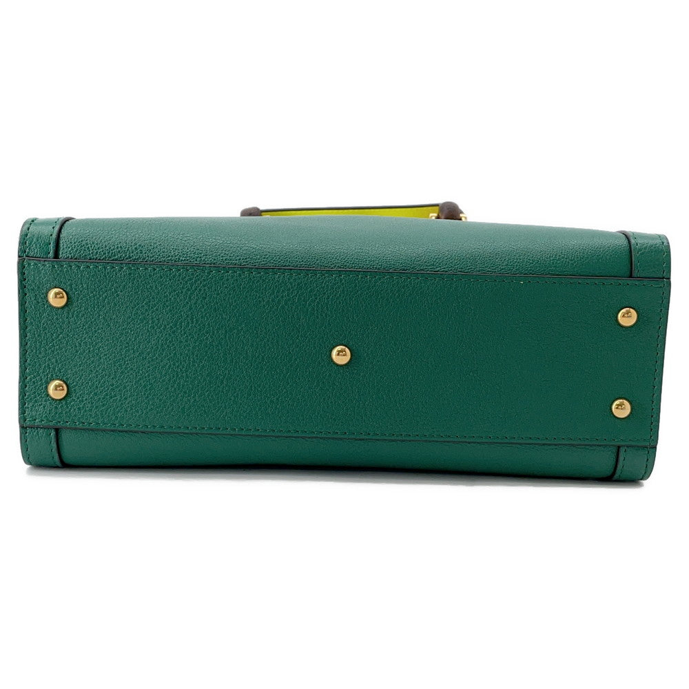 GUCCI Diana 2WAY Handbag Green660195 Leather