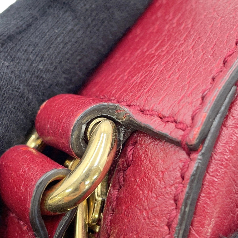 GUCCI GG Supreme Round Shoulder Bag Doraemon Collaboration Brown/Red625216 PVC Leather