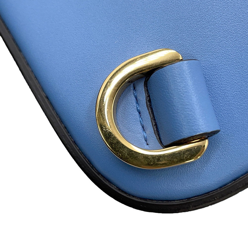 GUCCI Bamboo Mini 3WAY Backpack Light Blue702106 Leather Bamboo