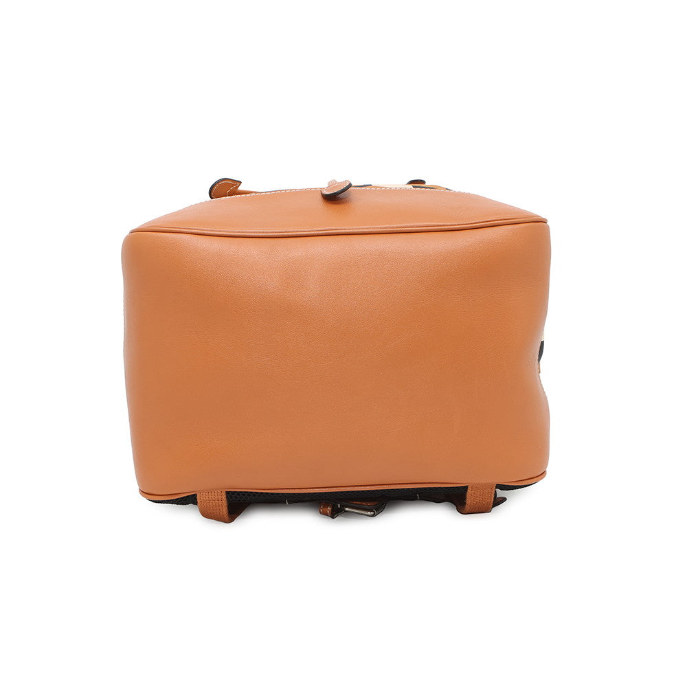 GUCCI Interlocking G Backpack Brown/Red696013 Nylon Leather