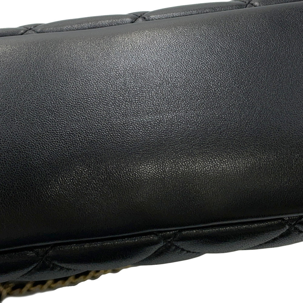 CHANEL Matelasse Camera Case ChainShoulder Bag BlackAS5181 Lambskin