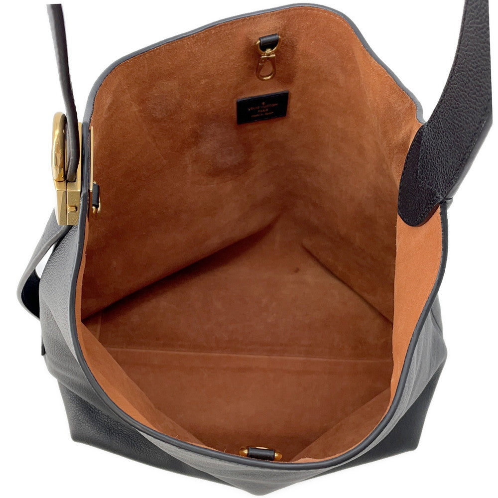 LOUIS VUITTON Lowkey Hobo NoirM24856 Grained Calf Leather Size MM