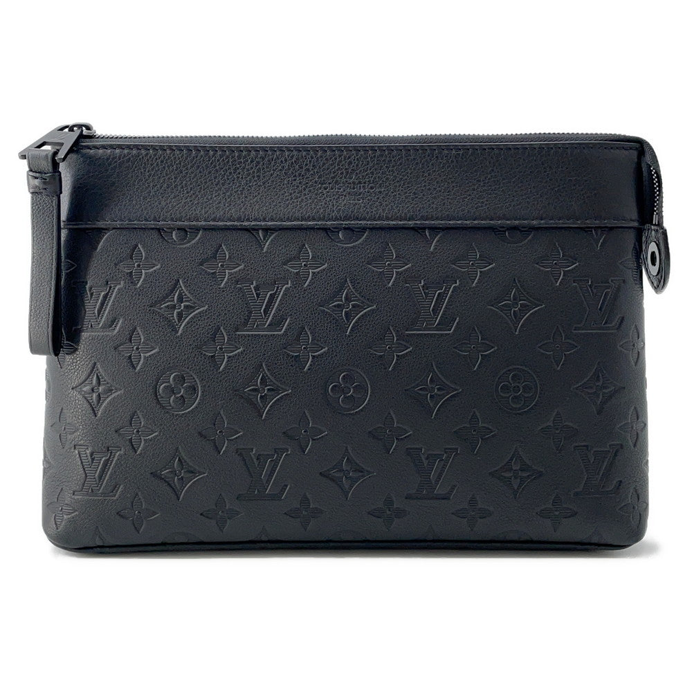 LOUIS VUITTON Pochette Voyage Souple NoirM82545 Monogram Shadow