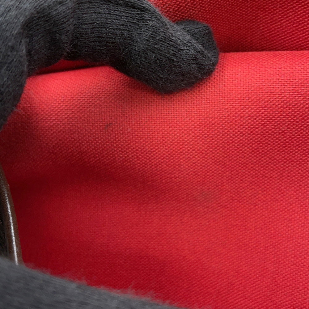 LOUIS VUITTON Saumur SPO RedN48081 Damier Ebene Canvas Size 30