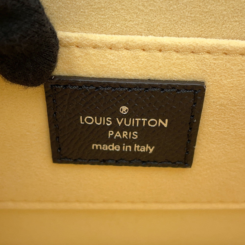 LOUIS VUITTON Dauphine Navy/MulticolorM55454 Leather Size Mini