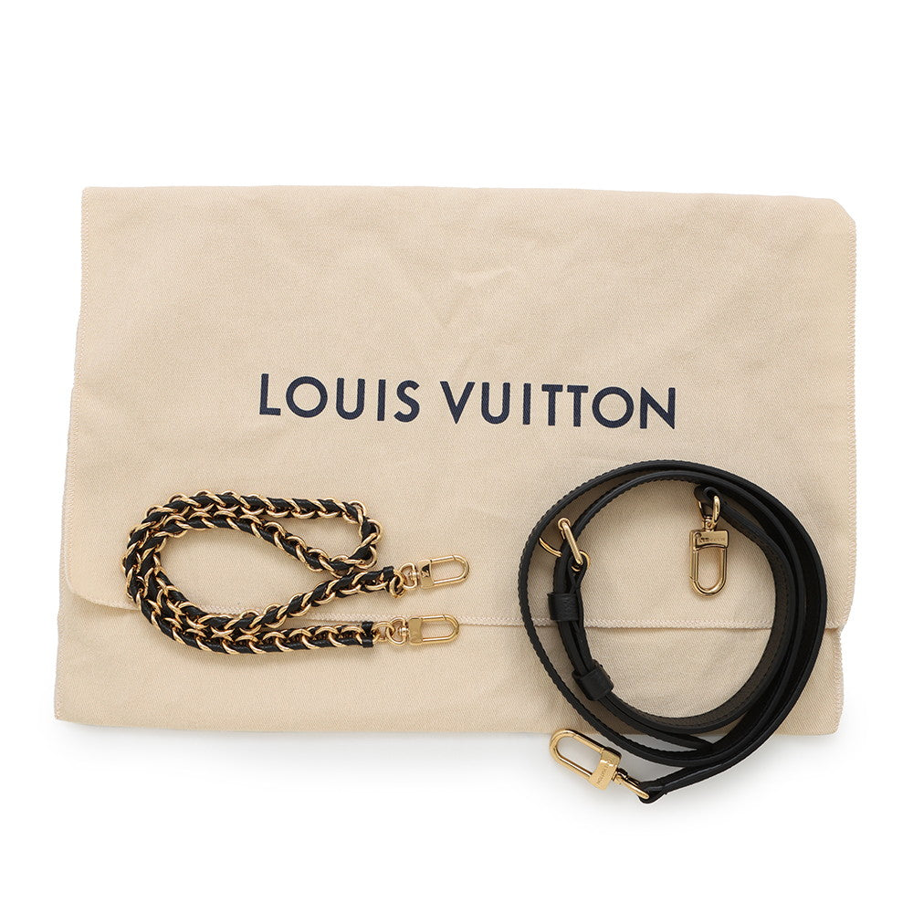 LOUIS VUITTON Onthego EW NoirM23640 Monogram Empreinte Leather