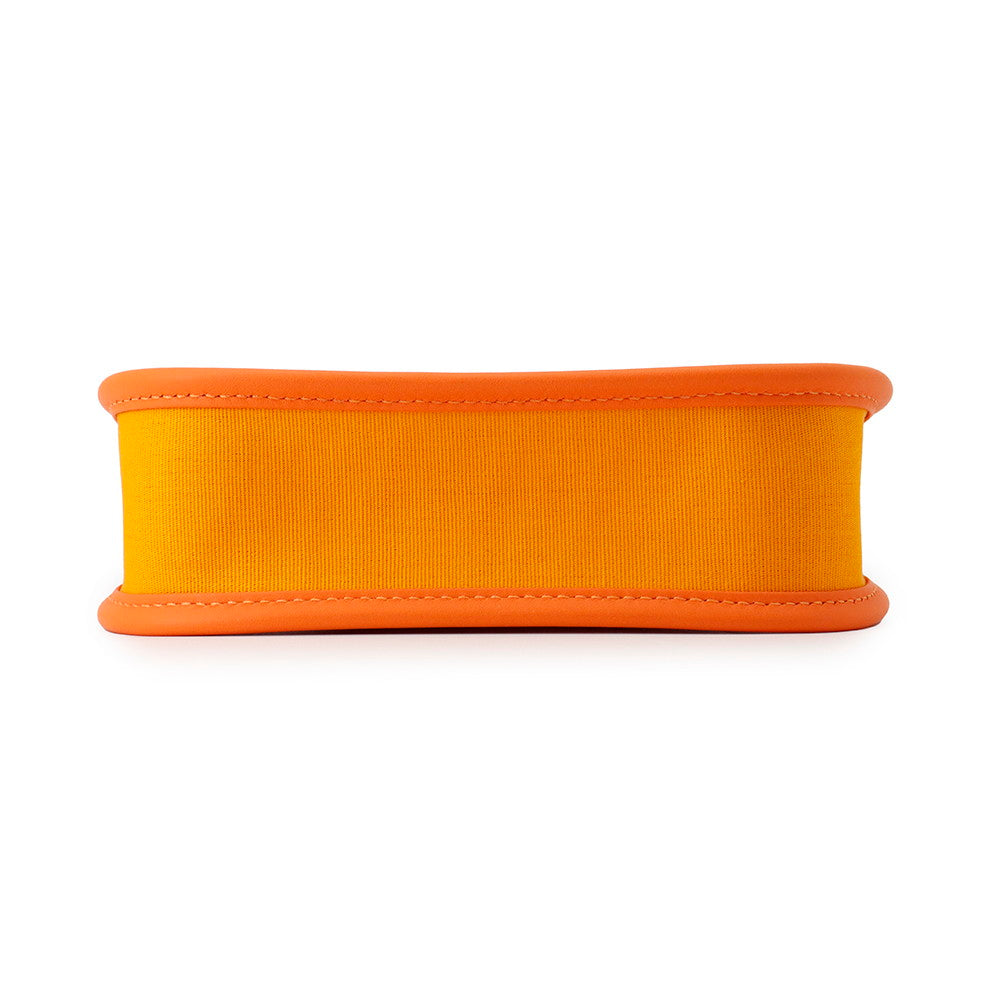 HERMES Neo Evelyne Jaune d'or/Feu Toile Officier Swift Leather Size TPM