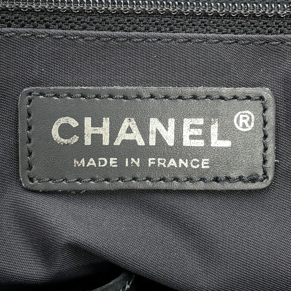 CHANEL New Travel Line Tote MarronA15991 NylonJacquard Leather Size MM