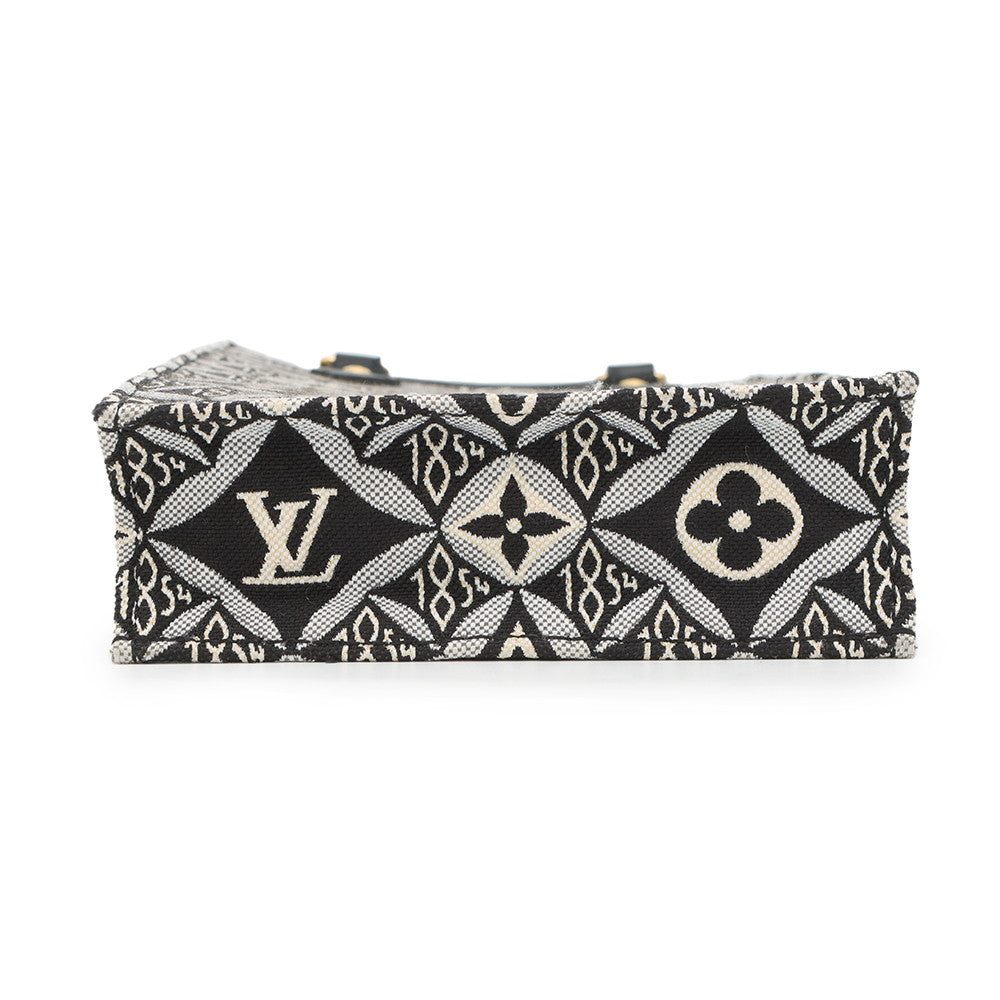 LOUIS VUITTON Petit Sac Plat NoirM80484 Monogram Jaguar SINCE 1854