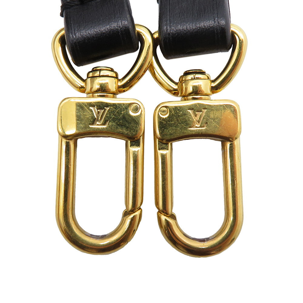 LOUIS VUITTON Petit Sac Plat NoirM80484 Monogram Jaguar SINCE 1854