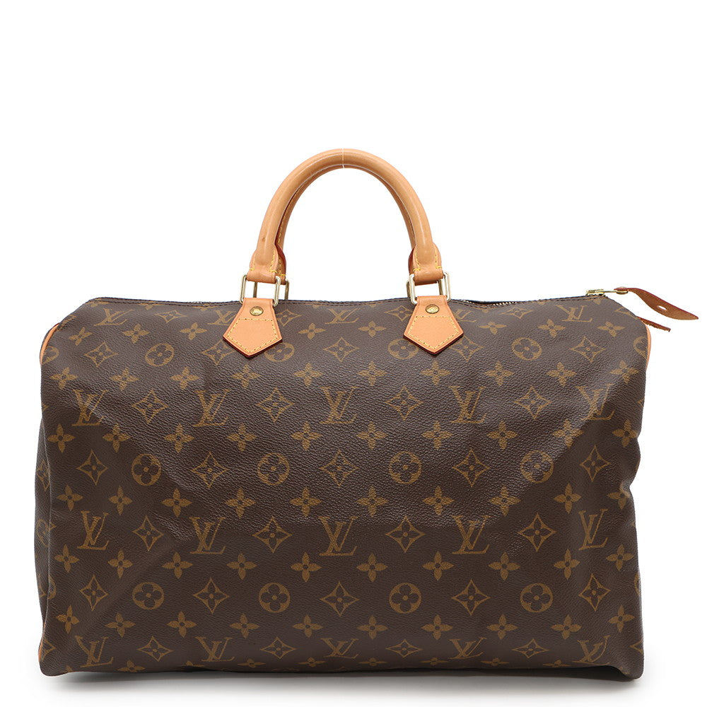 LOUIS VUITTON Speedy BrownM41522 Monogram Size 40
