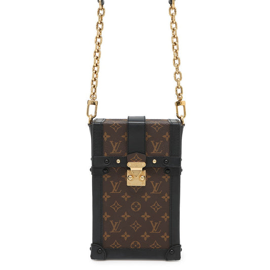 LOUIS VUITTON Pochette・Trunk Vertical NoirM63913 Monogram