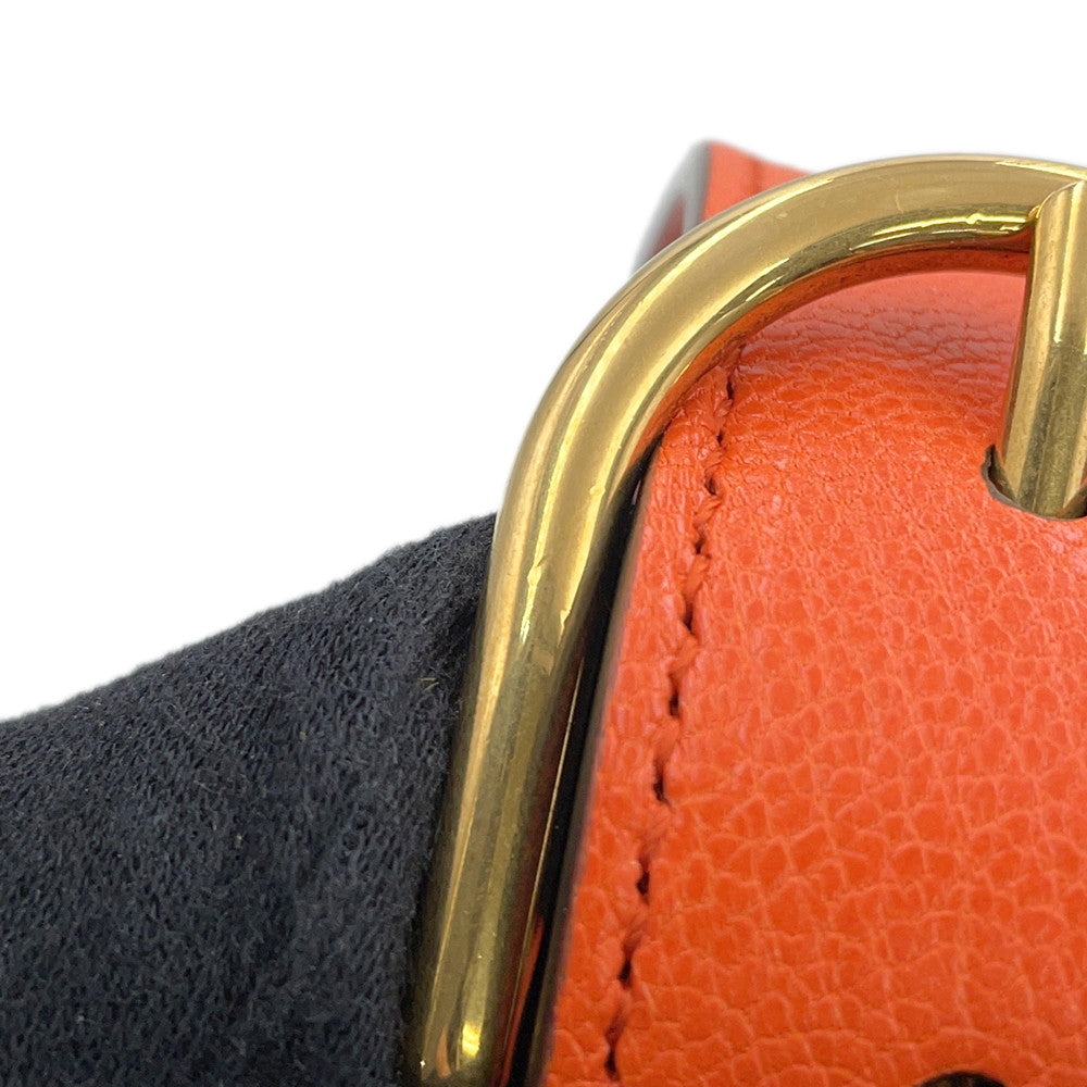GUCCI GG Marmont Aphrodite Orange739076 Leather Size Mini