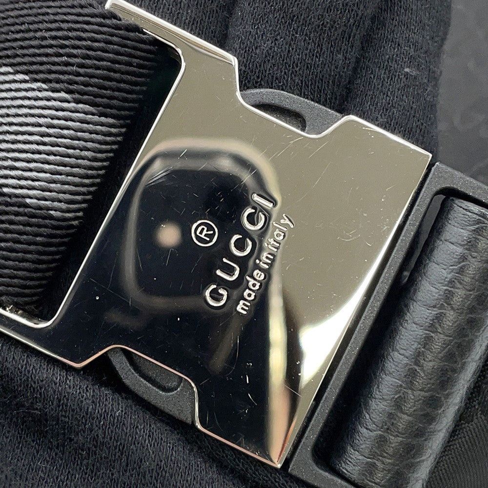 GUCCI GGNylon Crossbody Bag Black449182 Nylon
