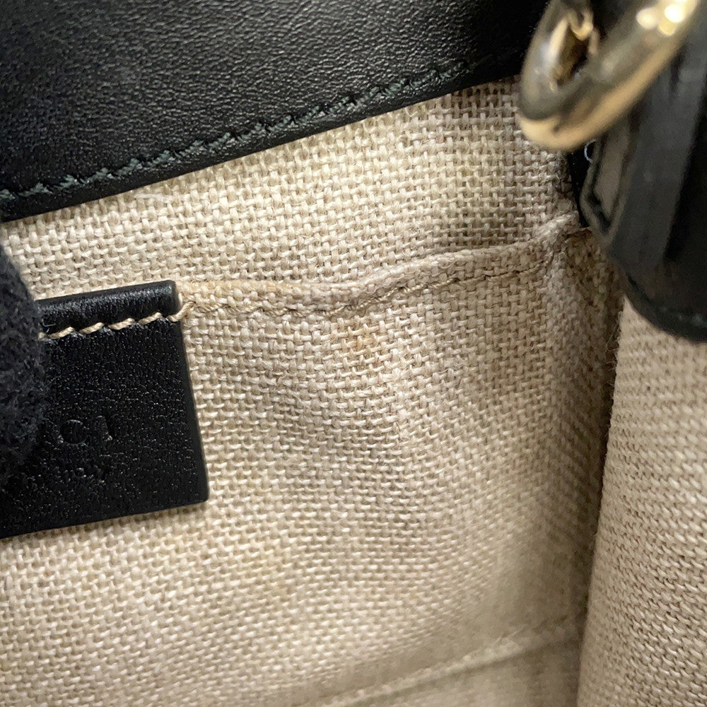 GUCCI Emily ChainShoulder Black449636 MicroGuccissimaLeather
