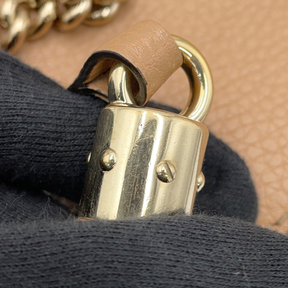 GUCCI Soho ChainShoulder Beige536224 Leather