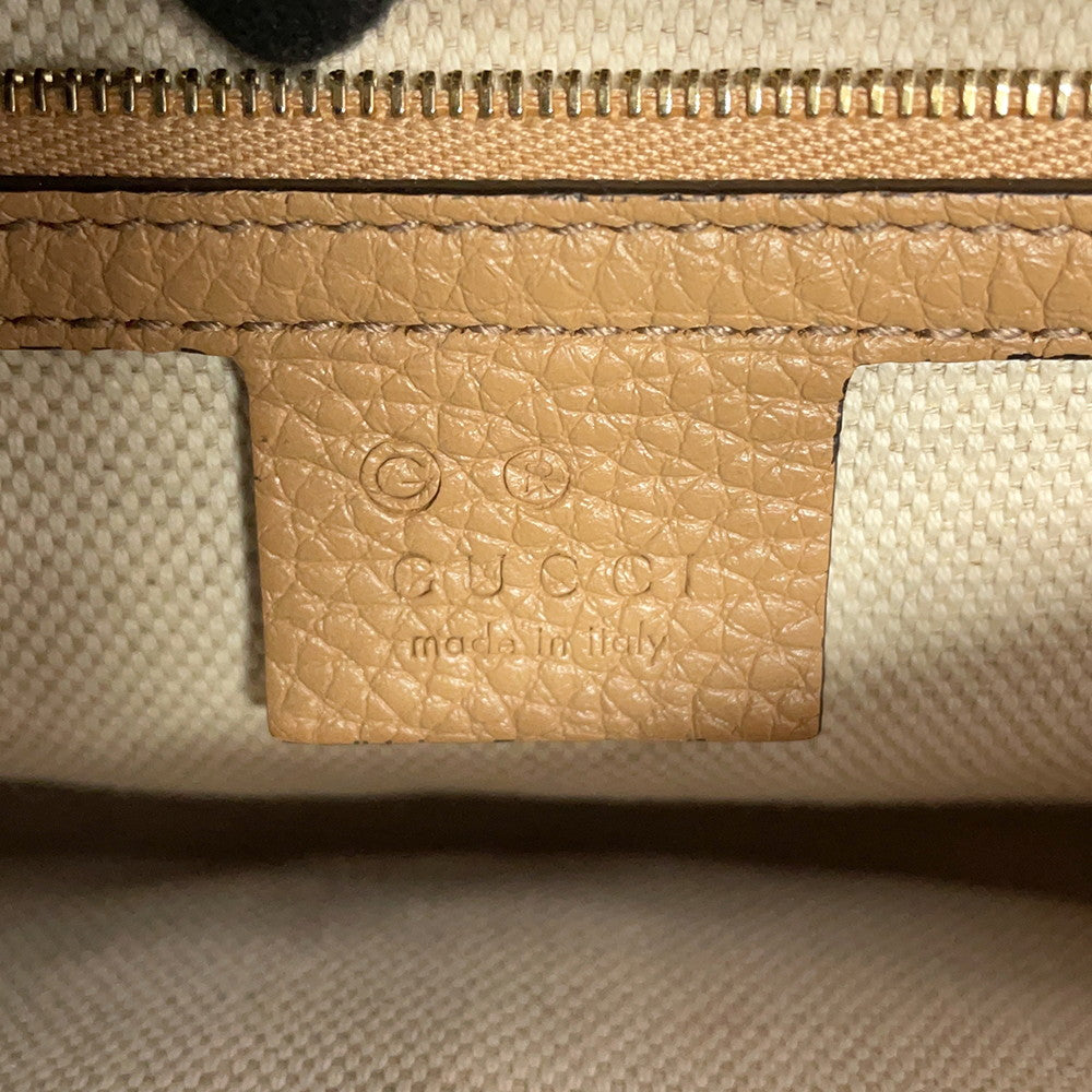 GUCCI Soho ChainShoulder Beige536224 Leather