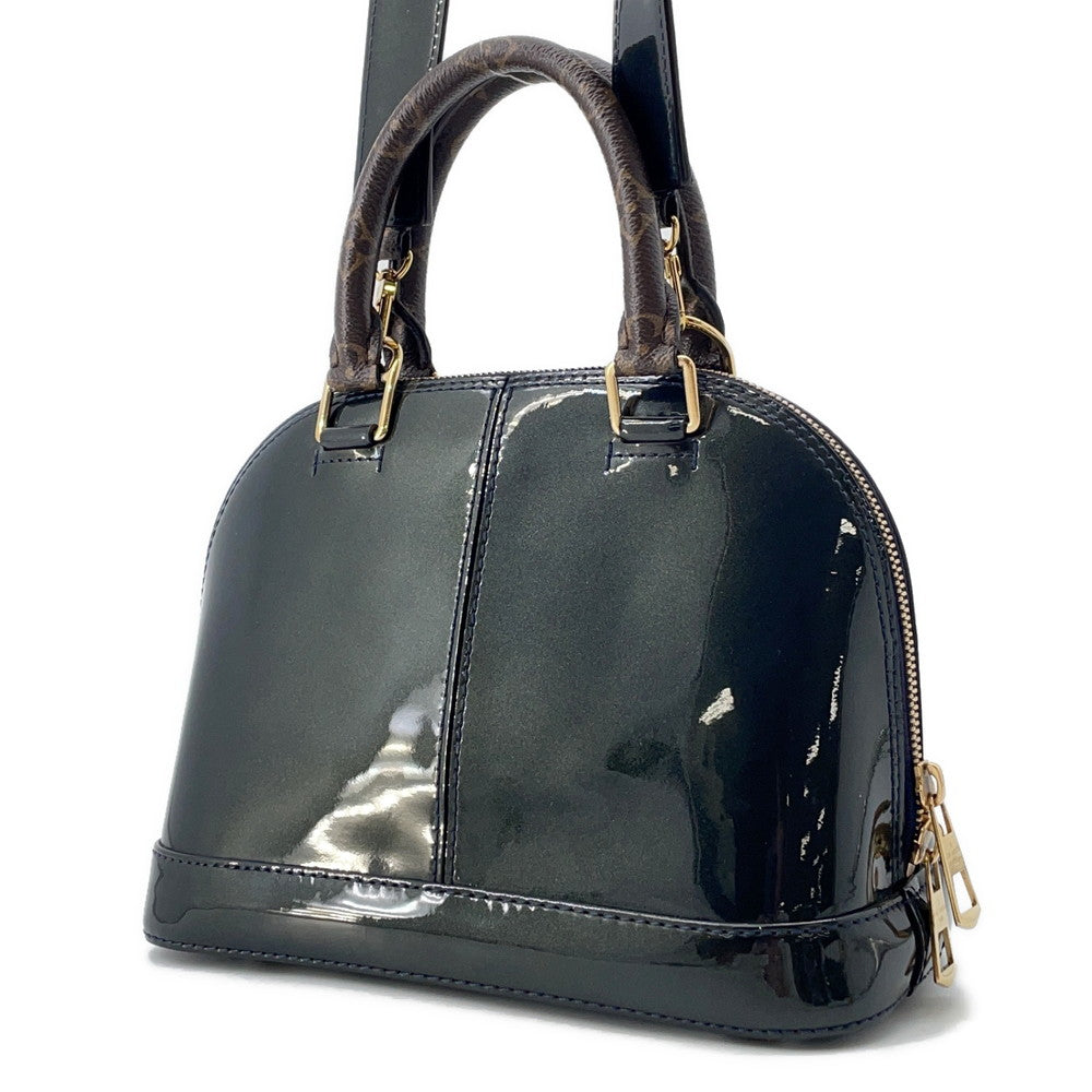 LOUIS VUITTON Alma BB MarineM54705 Patent Leather Monogram