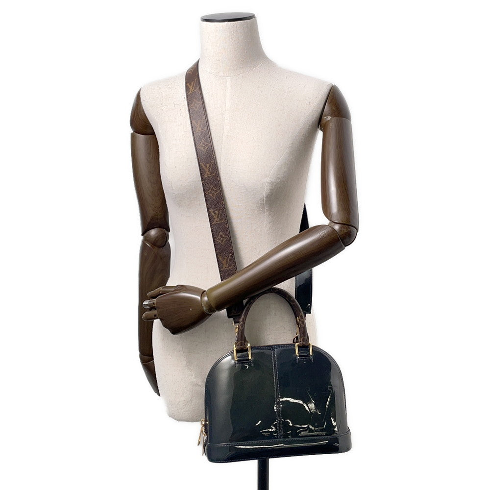 LOUIS VUITTON Alma BB MarineM54705 Patent Leather Monogram