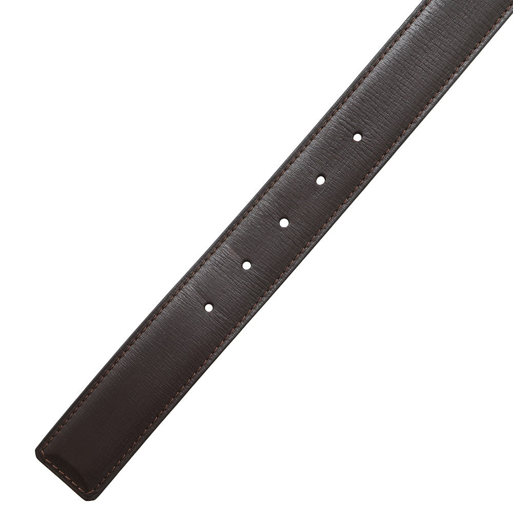 LOUIS VUITTON Utahline Exxon Belt Size 95 Brown Leather